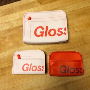 Glossier makeup bags, never used.